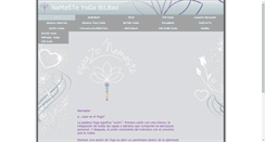 Desktop Screenshot of namasteyogabilbao.es